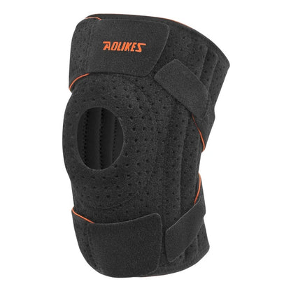 Knee Brace with Side Stabilizers & Patella Gel Pads, Knee Support for Cycling, Running &Climbing