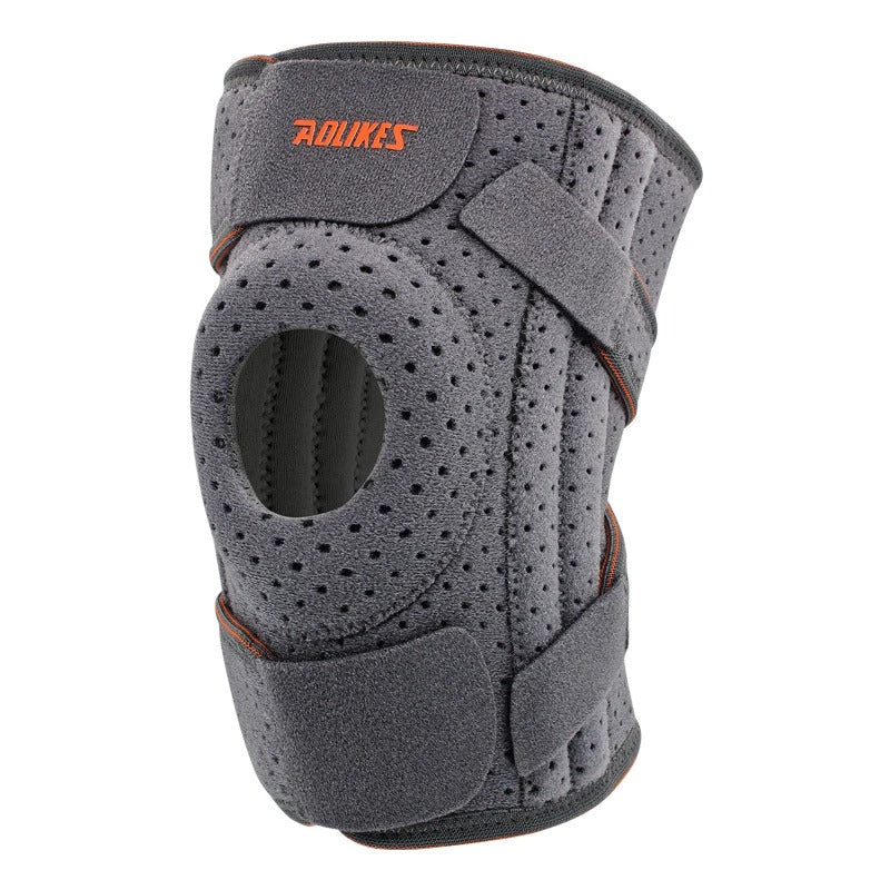 Knee Brace with Side Stabilizers & Patella Gel Pads, Knee Support for Cycling, Running &Climbing