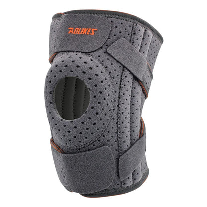 Knee Brace with Side Stabilizers & Patella Gel Pads, Knee Support for Cycling, Running &Climbing