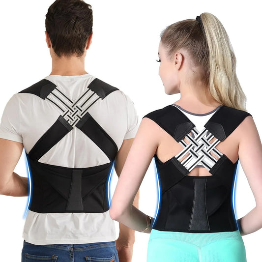 Adjustable Posture Corrector Back Brace for Upper Back & Shoulder Support