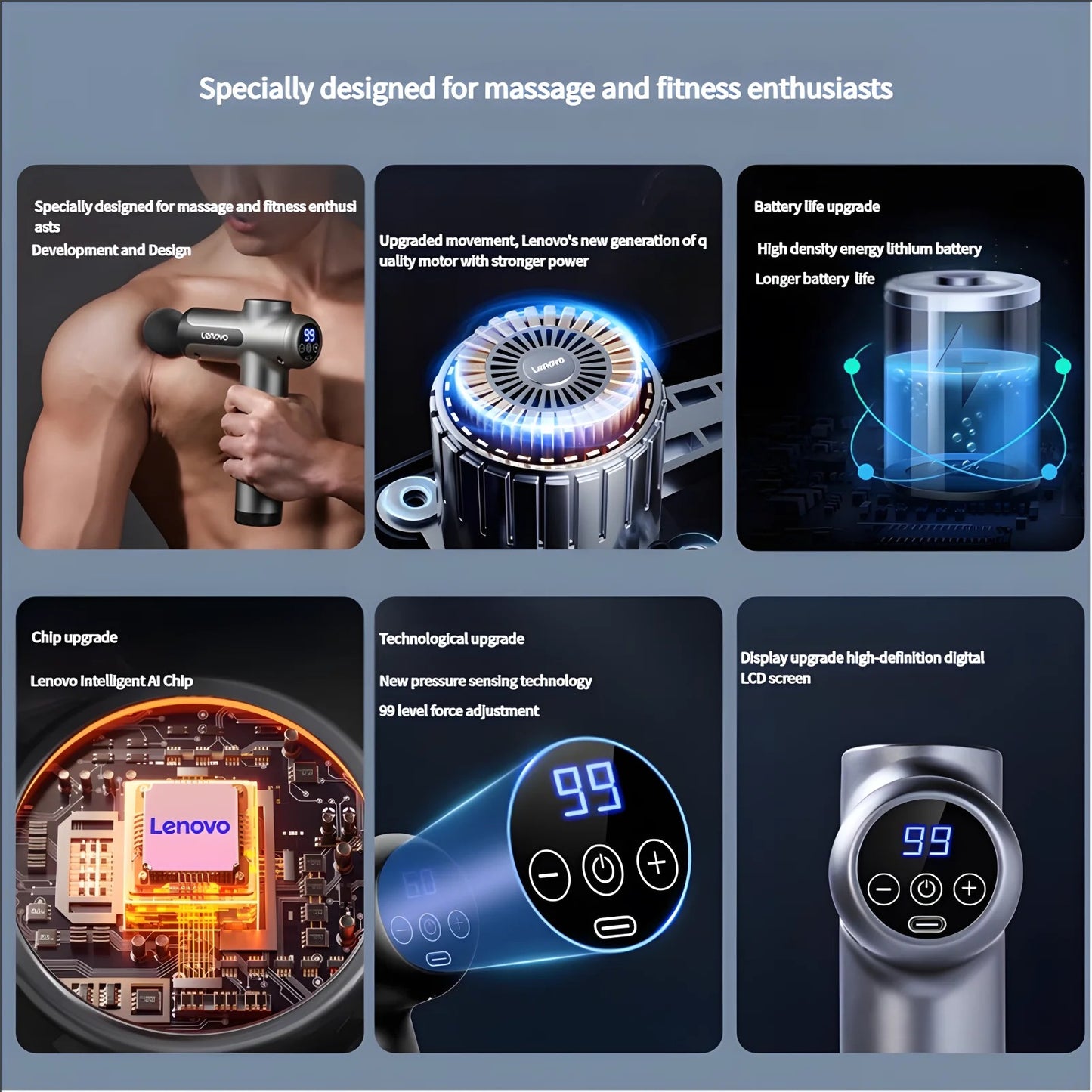 Deep Tissue Massage Gun – Muscle Relief & Relaxation